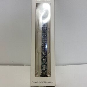 Royal Individual Women's Metallic Bling Silver Chain-link Apple Watch Band New